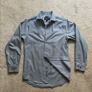 Kenneth Cole Men's Gray Dress Shirt